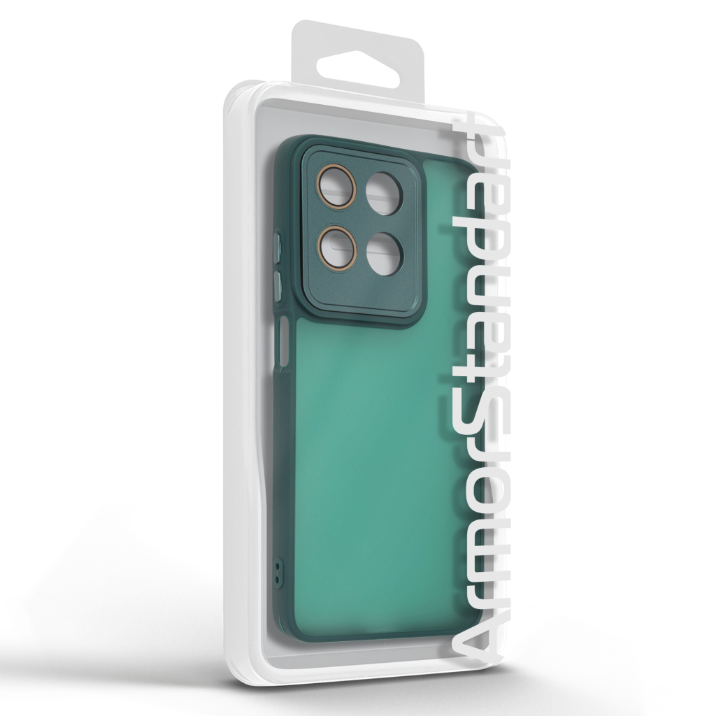 Чохол до мобільного телефона Armorstandart ShadeX Motorola G15 / G15 Power Dark Green (ARM83021) - зображення 3