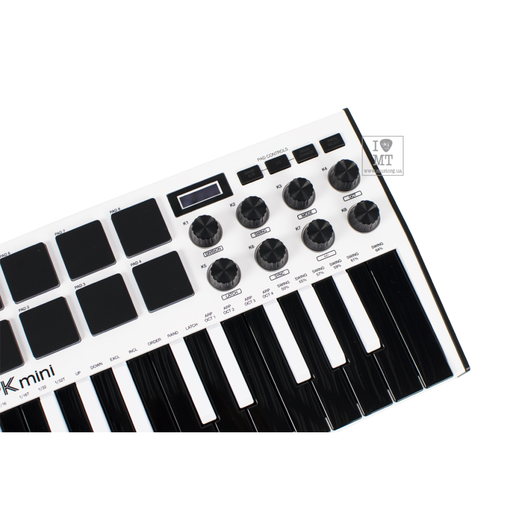 MIDI-клавіатура Akai MPK MINI MK3 White (230878) - изображение 6