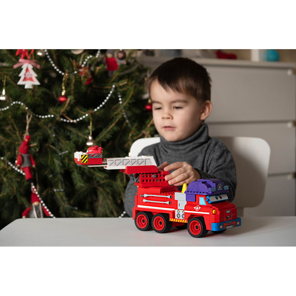 Конструктор Super Wings Small Blocks Buildable Vehicle Set Sparky, Спаркі (EU385011) - зображення 5