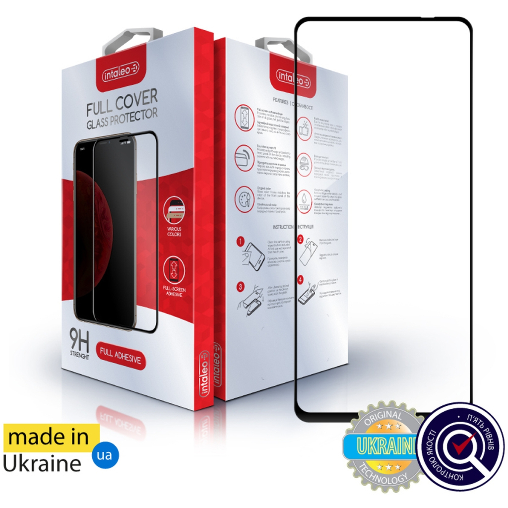 Скло захисне Intaleo Full Glue Moto G04 Black (1283126594274) - зображення 1