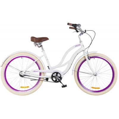 Велосипед Дорожник 26" CRUISE 2018 14G планет. рама-18" Al біло-фіолетовий (OPS-D-26-055) - зображення 1
