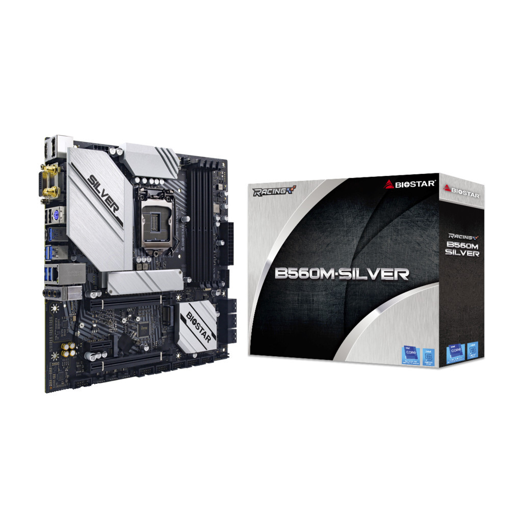 Материнська плата Biostar B560M-SILVER - зображення 2