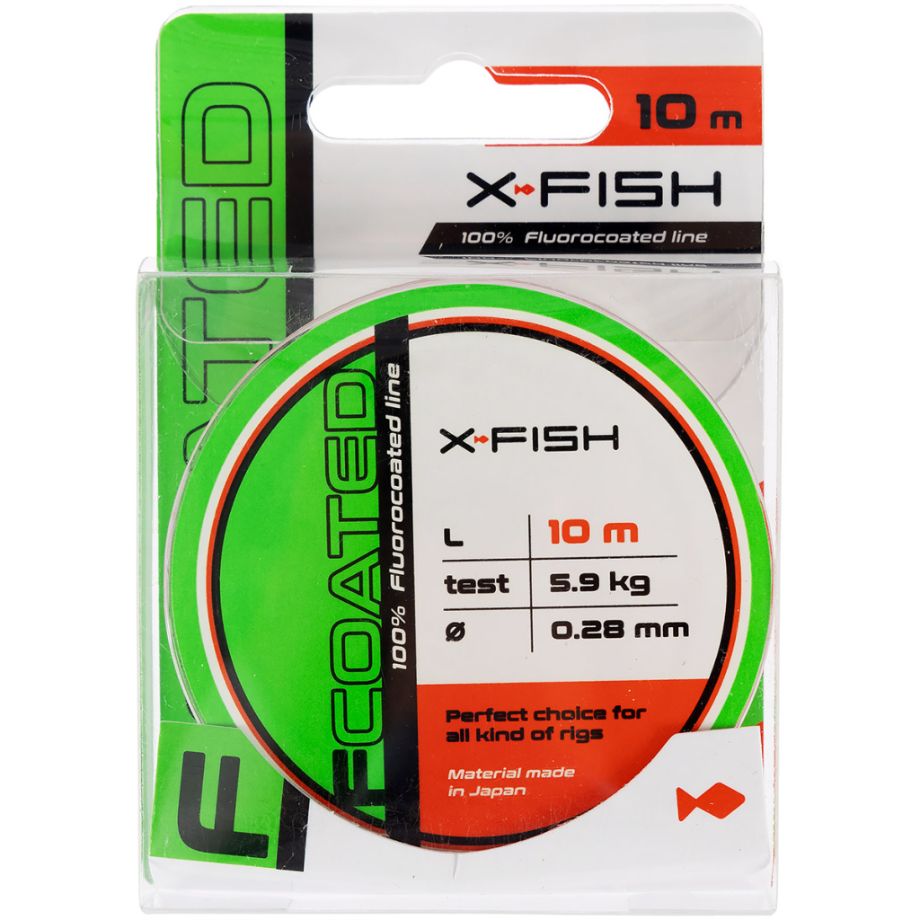 Флюорокарбон X-Fish FCoated 10m 0.28mm 5.9kg (1917.01.27) - зображення 2