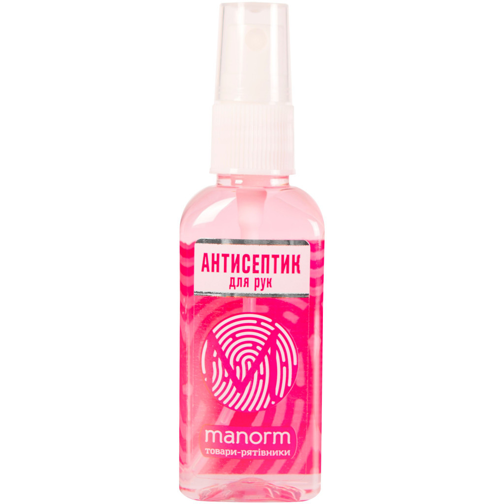 Антисептик для рук Manorm Coral 50 мл (4820136730222) - изображение 1