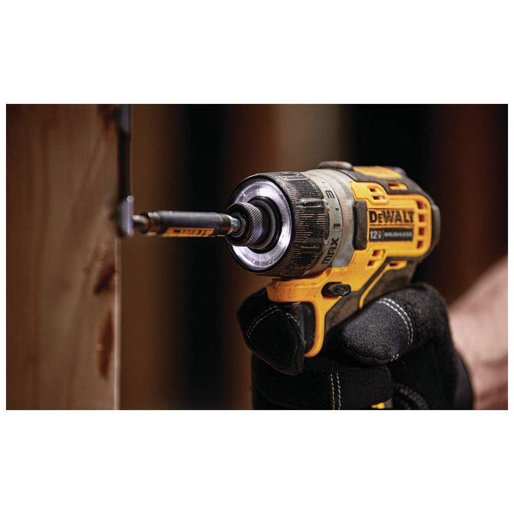 Шуруповерт DeWALT XR Li-Ion 12 В зі змінними насадками, 57.5 Нм, TSTAK (без АКБ та ЗП) (DCD703NT) - зображення 4