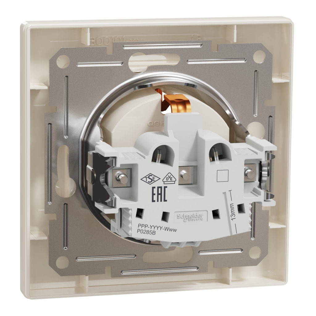 Розетка Schneider Electric ASFORA крем (EPH2900123) - изображение 7