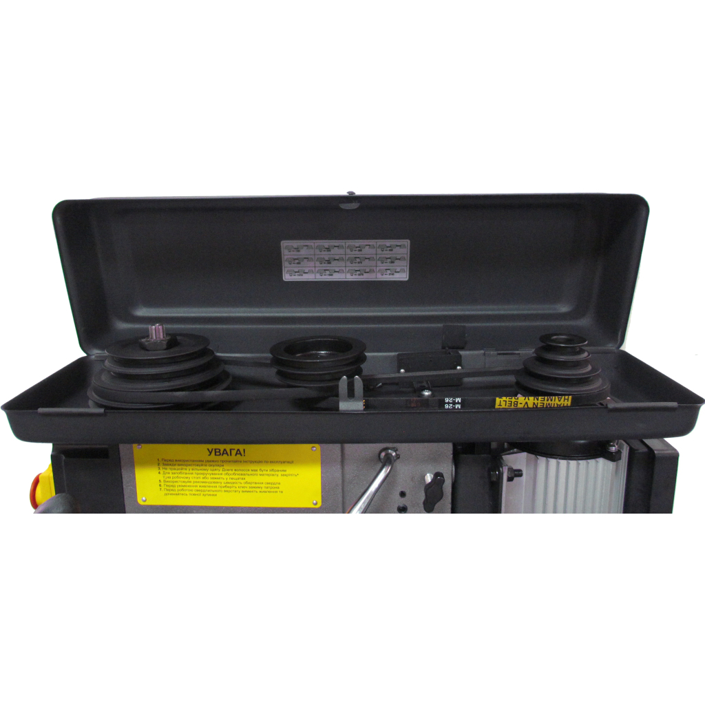 Свердлильний верстат Vulkan VLK-20F3 380В, 750Вт,патрон 16мм, право/ліво, високий (VLK-20F3(DP1520F)) - зображення 6