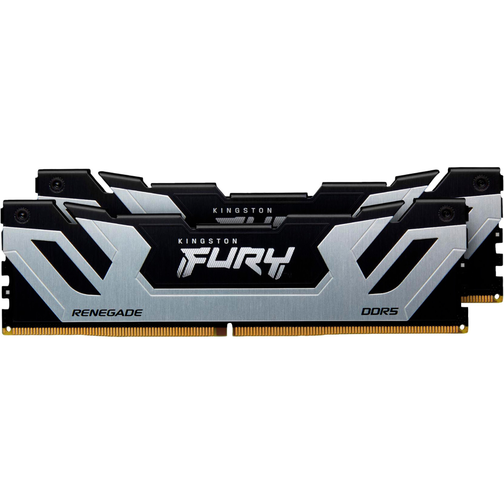 Модуль пам'яті для комп'ютера DDR5 48GB (2x24GB) 8400 MHz Silver XMP Kingston Fury (ex.HyperX) (KF584CU40RSK2-48) - зображення 2
