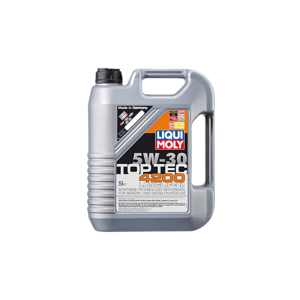 Моторна олива Liqui Moly TOP TEC 4200 5W-30 NEW GENERATION 5л. (LQ 7661) - зображення 1