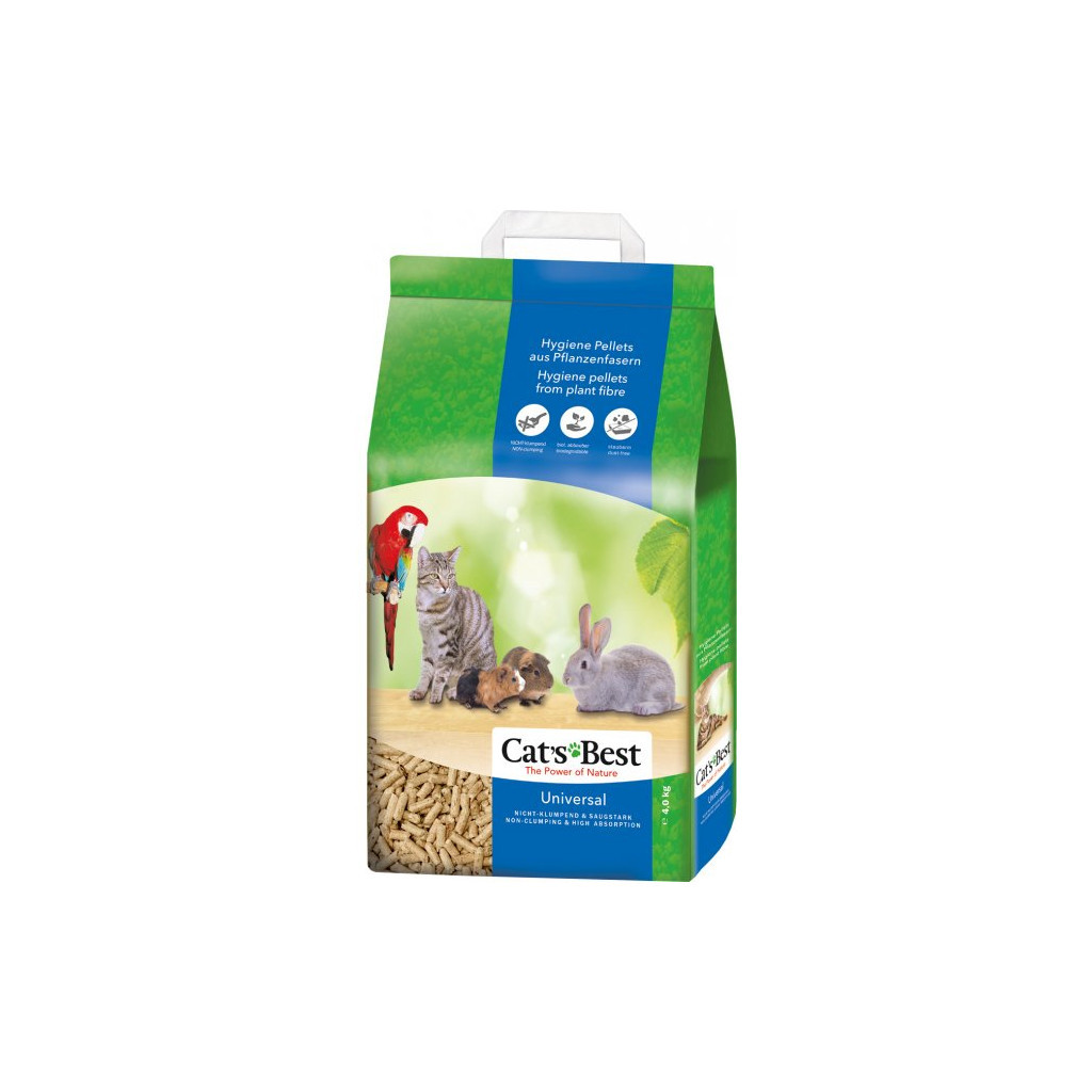 Наповнювач для туалету Cats Best Universal Деревний 4 кг (7 л) (4002973000625) - изображение 1