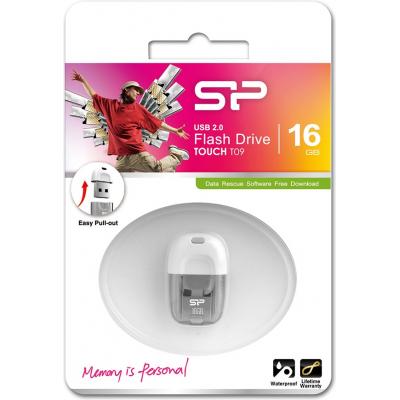 USB флеш накопичувач Silicon Power 16GB Touch T09 White USB 2.0 (SP016GBUF2T09V1W) - зображення 5
