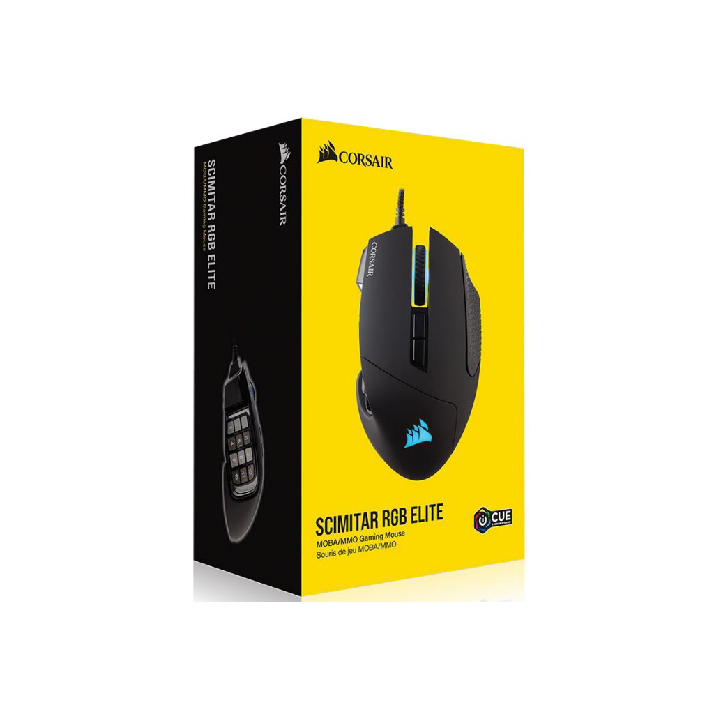 Мишка Corsair Scimitar RGB Elite USB Black (CH-9304211-EU) - зображення 12