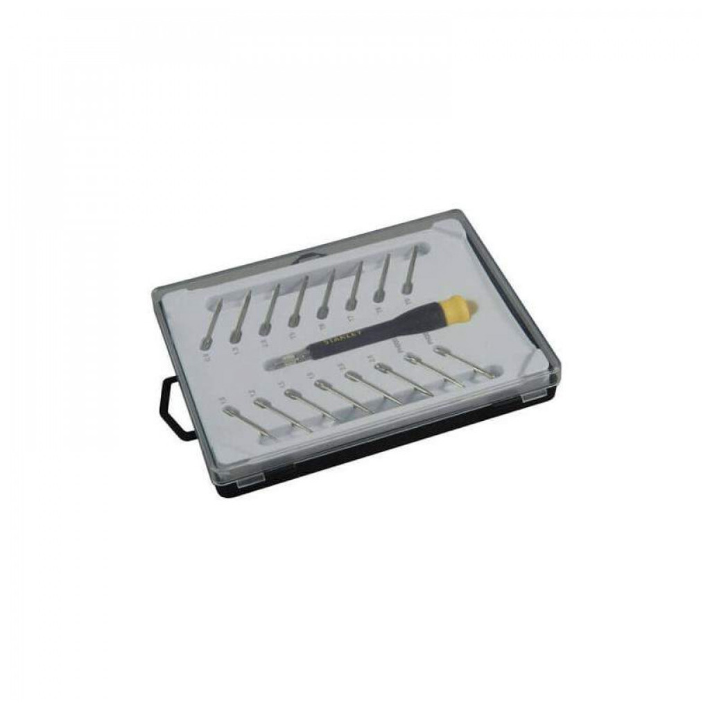 Викрутка Stanley викруток, для точної механіки, з цанговим тримачем, 16 шт. (STHT0-62633) - зображення 1