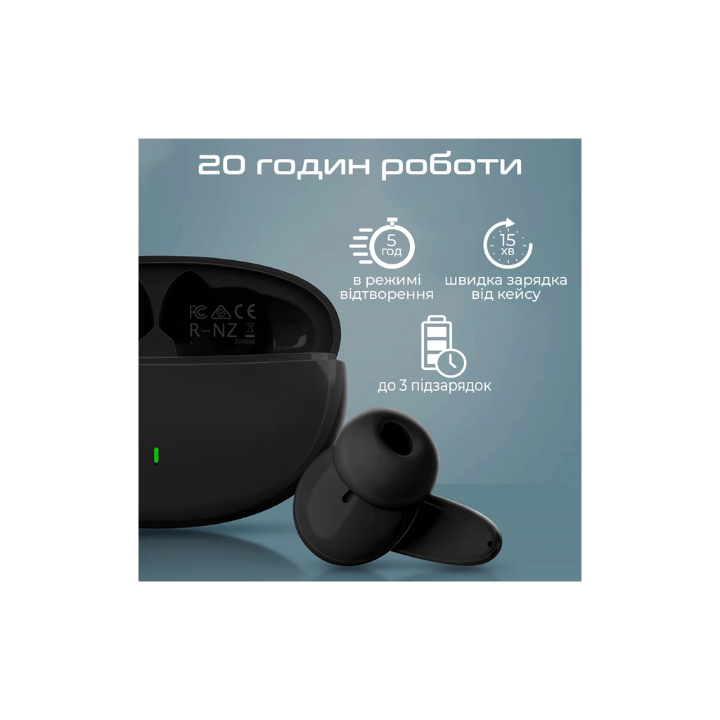 Навушники Promate Lush Black (lush.black) - зображення 5