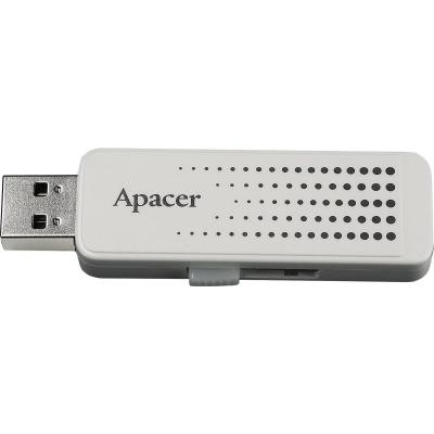 USB флеш накопичувач Apacer 16GB AH323 white USB 2.0 (AP16GAH323W-1) - зображення 4