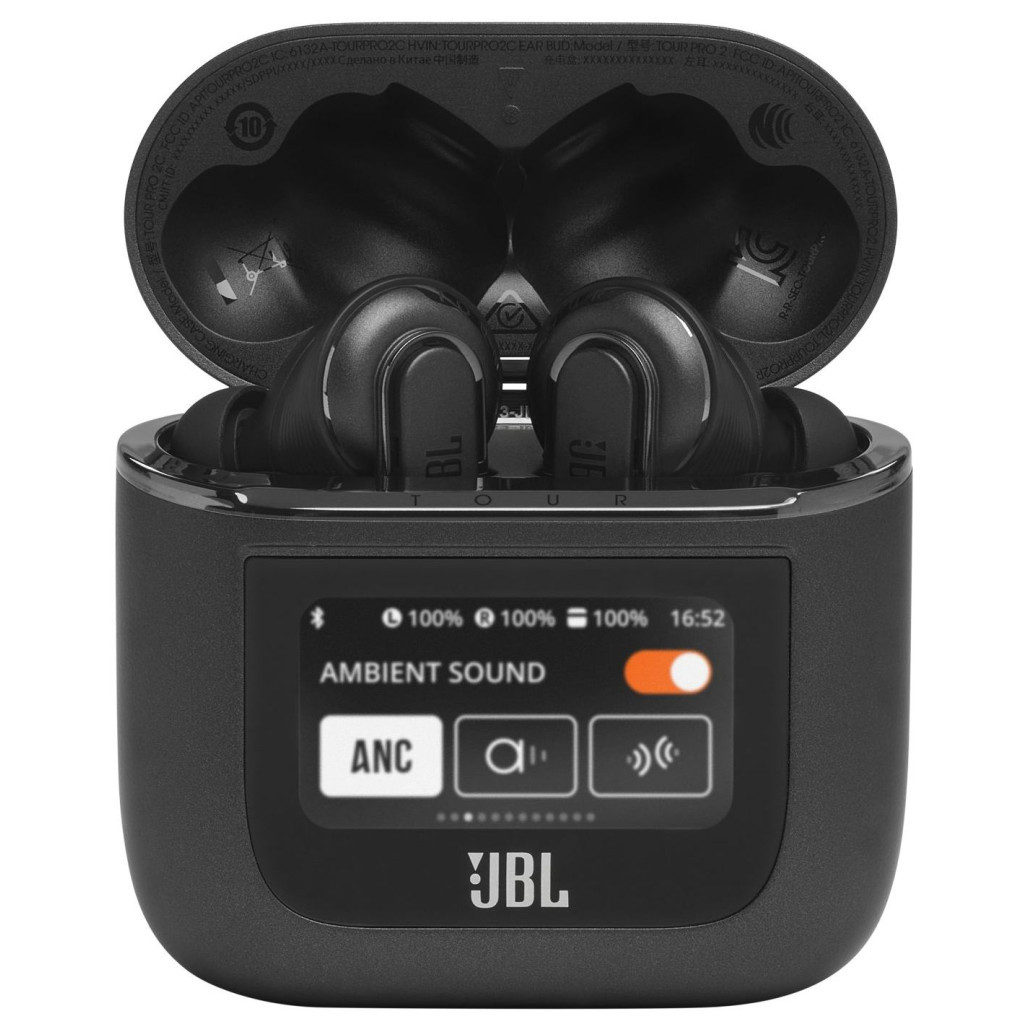 Навушники JBL Tour Pro 2 TWS Black (JBLTOURPRO2BLK) - зображення 5