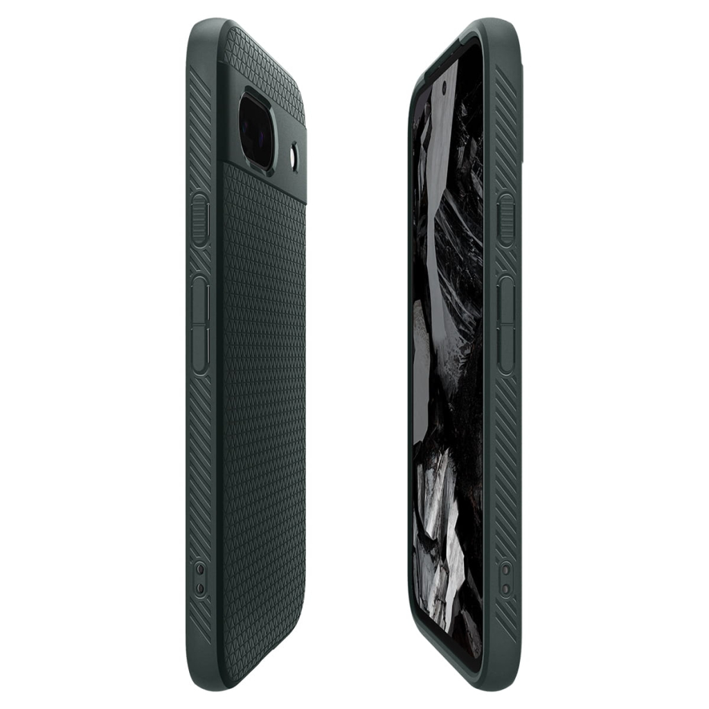 Чохол до мобільного телефона Spigen Liquid Air Google Pixel 8a Abyss Green (8809971221443) - зображення 11