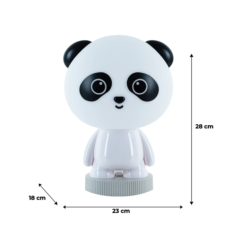 Нічник Kite Світильник LED з акумулятором Panda, білий (K24-490-3-1) - зображення 6