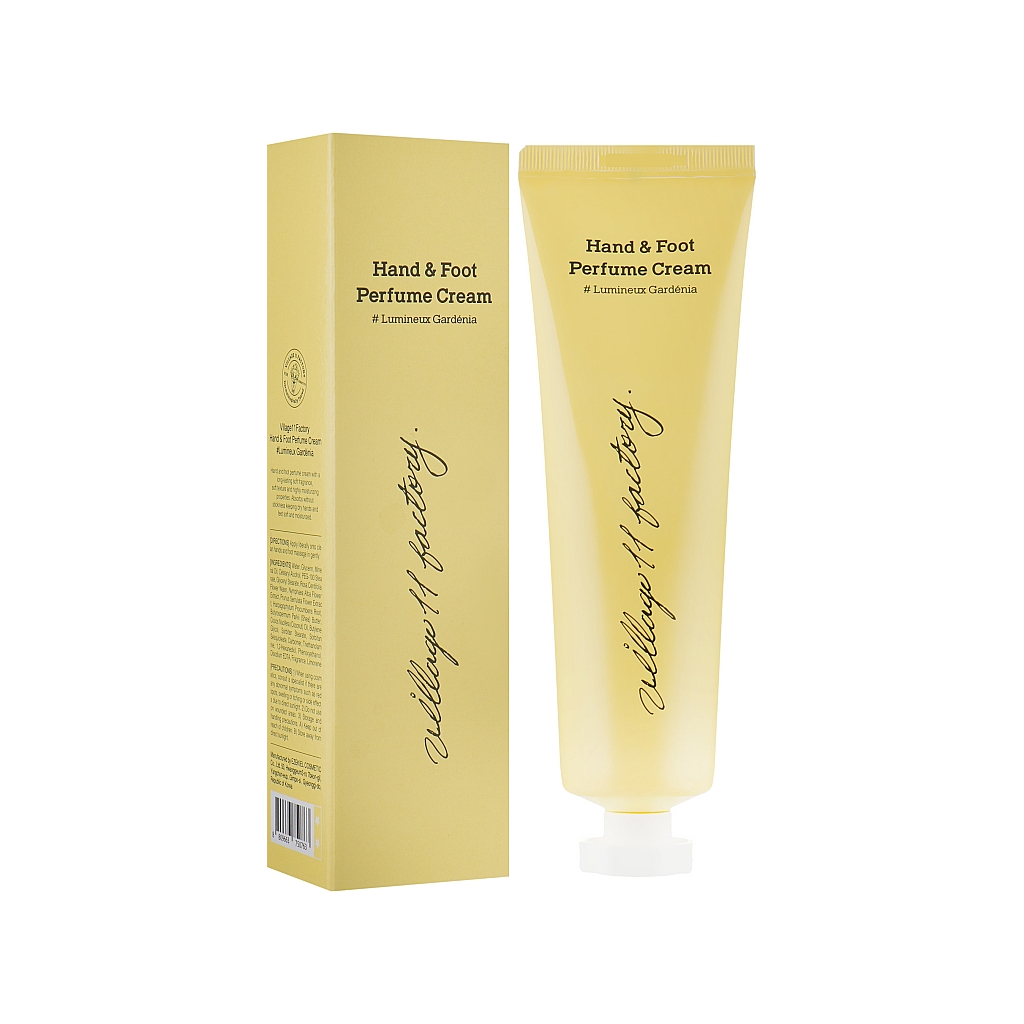 Крем для рук Village 11 Factory Hand & Foot Perfume Cream Lumineux Gardénia Гарденія 100 мл (8809663750763) - зображення 1