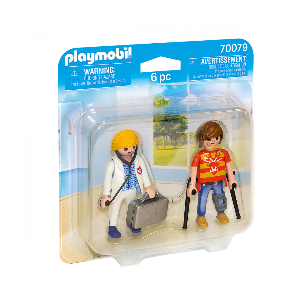 Конструктор Playmobil Лікар і пацієнт (6336482) - зображення 1
