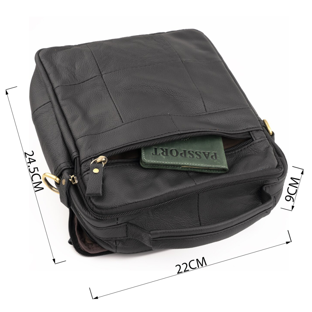 Сумка Vintage Флотар Чорна (14763) - зображення 3