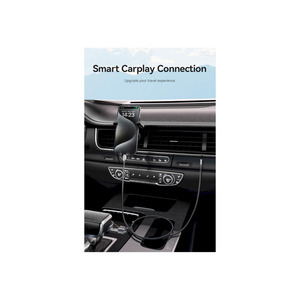 Дата кабель USB-C to USB-C 0.5m USB2.0 60W (20V/3A) angle 90° Gray Aluminum Alloy Vention (TRAHD) - picture 10