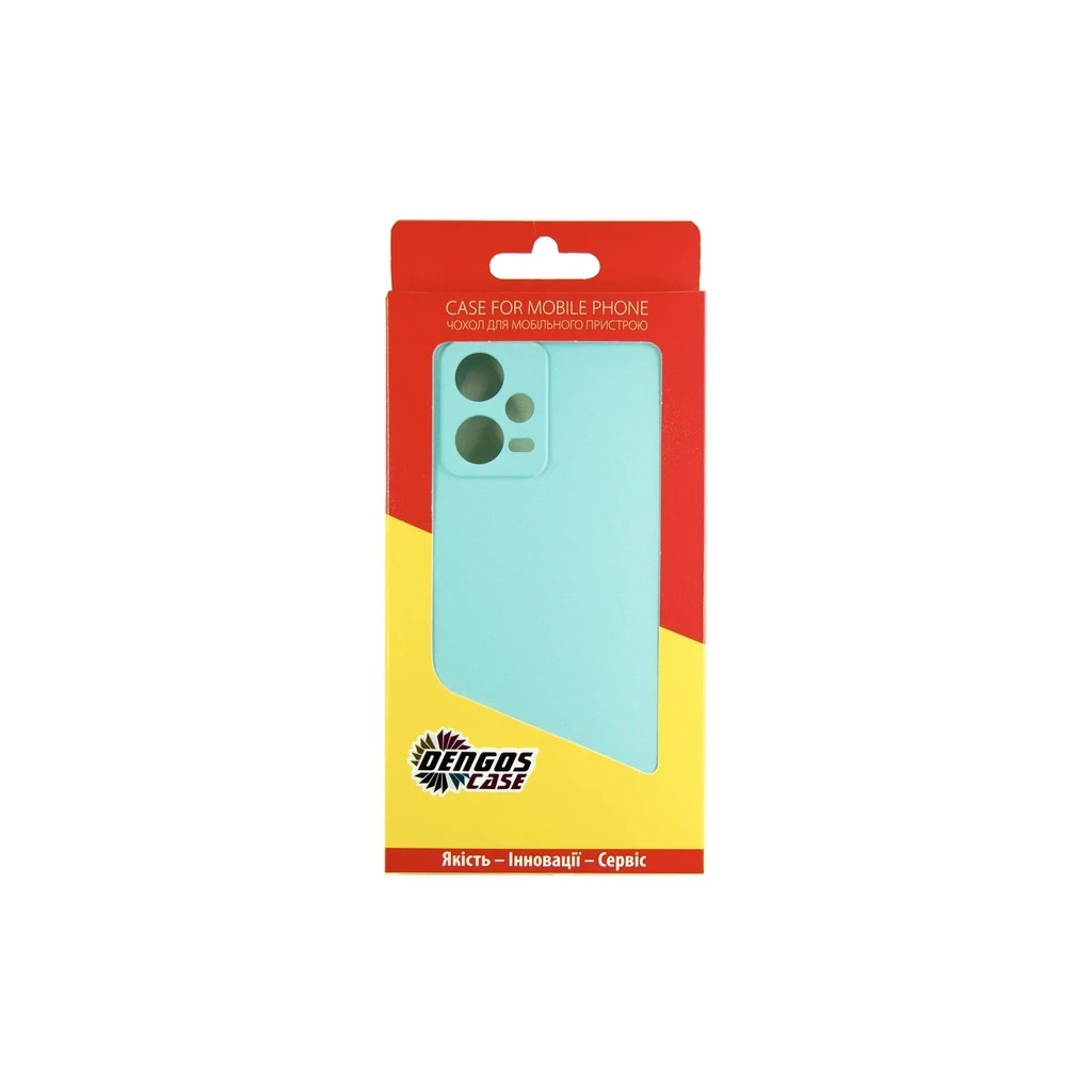 Чохол до мобільного телефона Dengos Xiaomi Redmi Note 12 5G Case + Glass (Ice blue) (DG-KM-84) - зображення 3