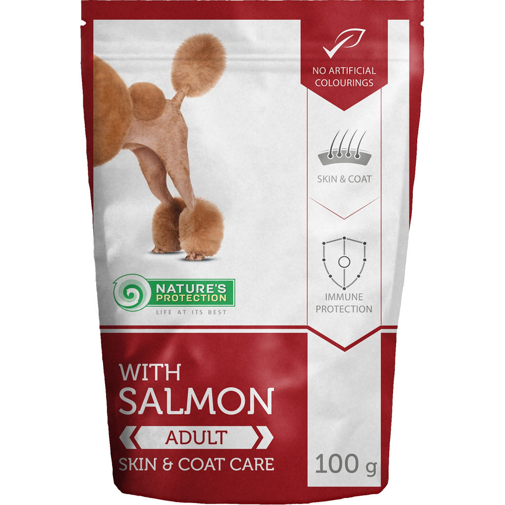 Вологий корм для собак Nature's Protection Skin&Coat Care 100 г (KIK45282) - зображення 1