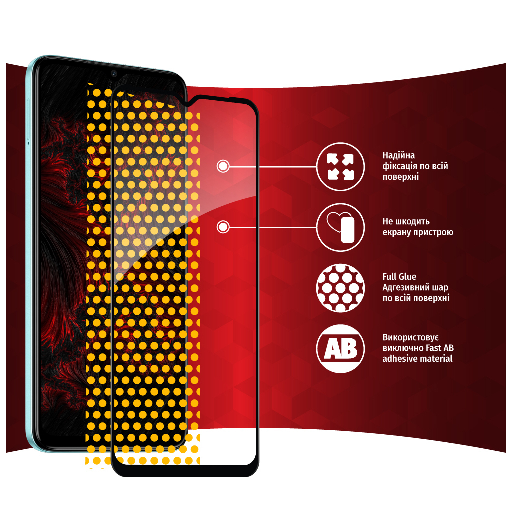 Скло захисне Intaleo Full Glue Tecno Spark Go 2023 (1283126564840) - зображення 7