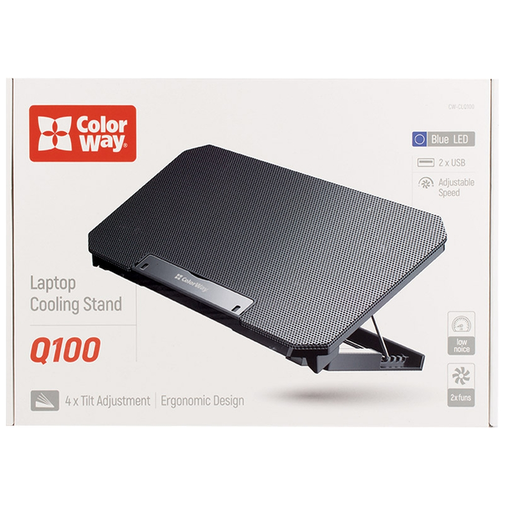 Підставка до ноутбука ColorWay Cooling Laptop Q100, 10-17 (CW-CLQ100) - изображение 11
