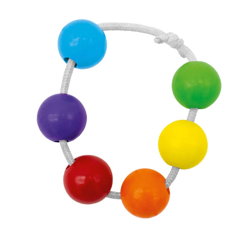 Олівці кольорові Ses Creative серії My first Воскові олівці-намистинки 6 кольорів (00244S) - изображение 2