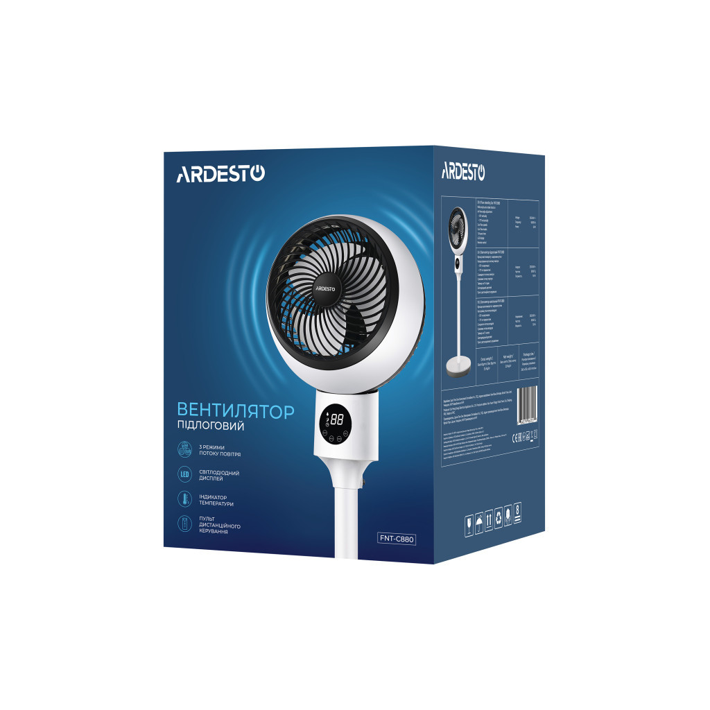 Вентилятор Ardesto FNT-C880 - изображение 2