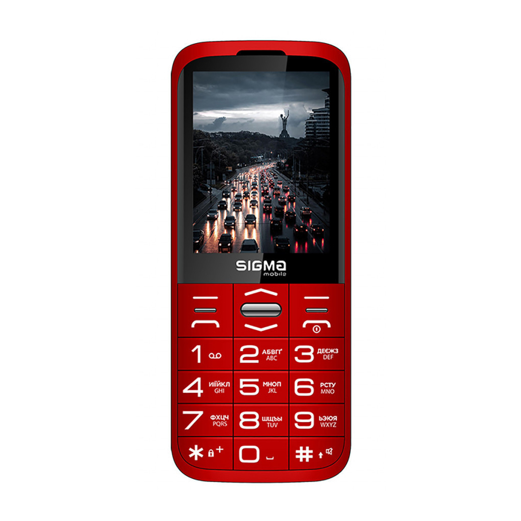 Мобільний телефон Sigma Comfort 50 Grace Type-C Red (4827798121825) - зображення 2