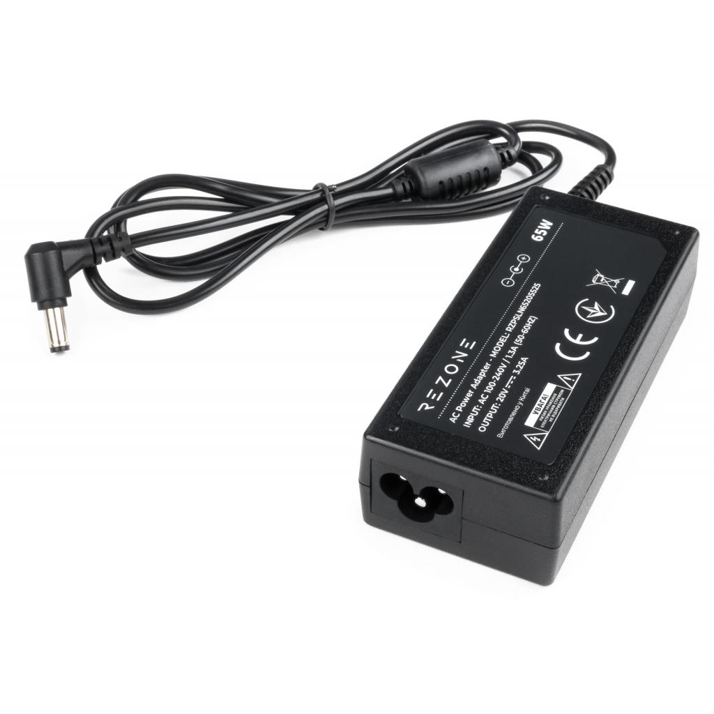 Блок живлення до ноутбуку Rezone Lenovo 65W 20V 3.25А 5.5*2.5 (RZPSLN65205525) - зображення 3
