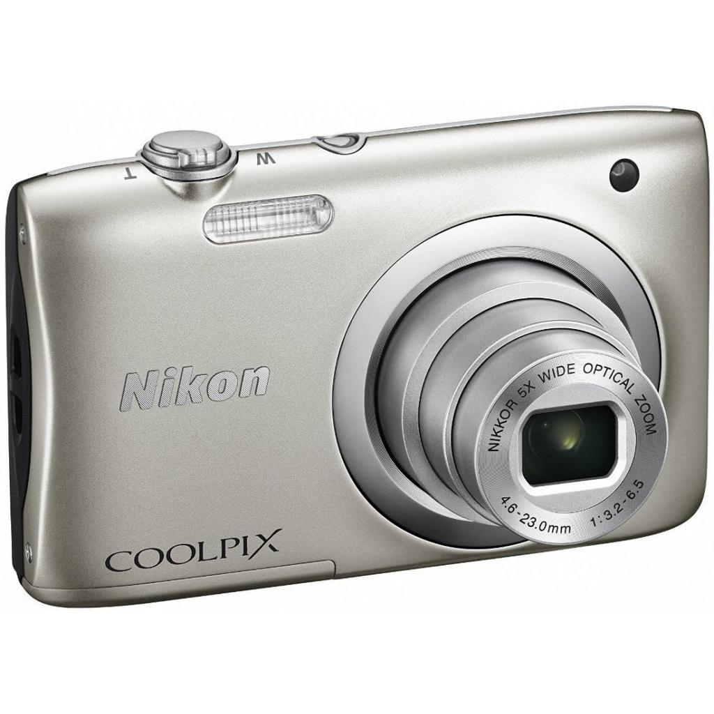 Цифровий фотоапарат Nikon Coolpix A100 Silver (VNA970E1) - зображення 5