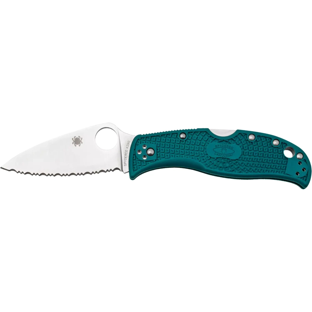 Ніж Spyderco Leafjumper Serrated Blue (C262SBLK390) - зображення 1
