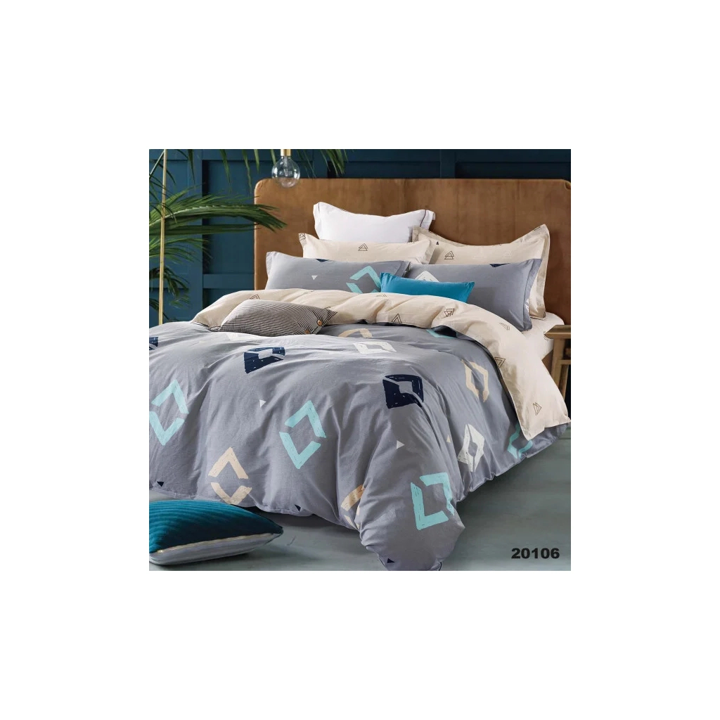 Постільна білизна Viluta 20106 Ранфорс с простирадлом на резинці євро (20106-ev_160) - зображення 1