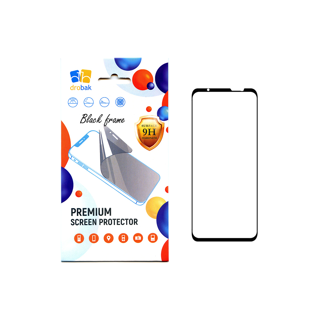 Скло захисне Drobak Asus ROG Phone 5s (Black) (616151) - зображення 1