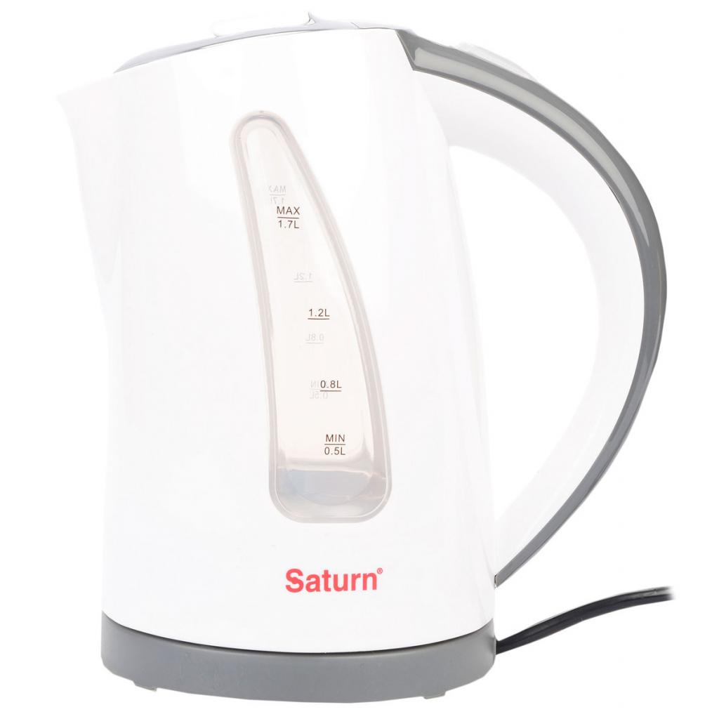 Електрочайник Saturn ST-EK8425 white with grey - зображення 1