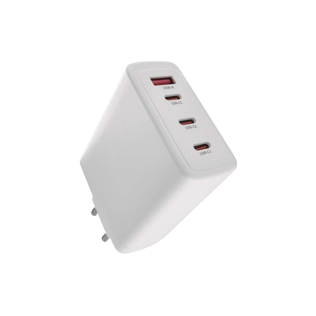 Зарядний пристрій EMOS V06G120 1xUSB-A + 3xUSB-C PD120W GaN (V06G120) - зображення 1