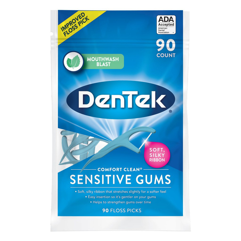 Флос-зубочистки DenTek Комфортне очищення 90 шт. (047701000922) - изображение 1