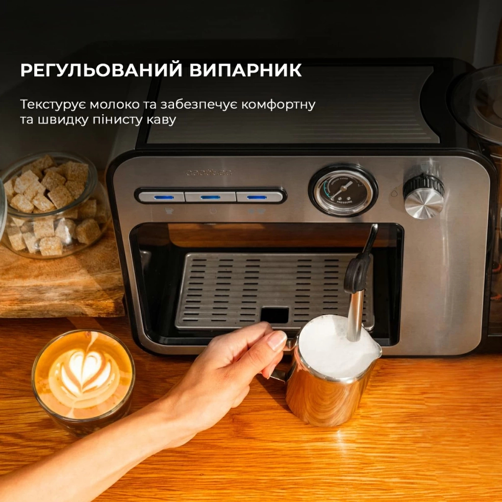 Ріжкова кавоварка еспресо Cecotec CCTC-01983 - зображення 5