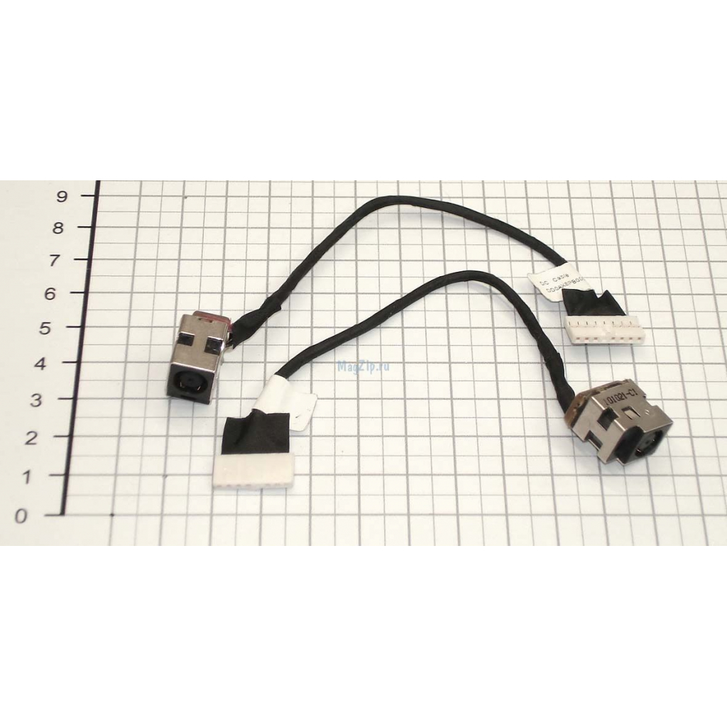 Роз'єм живлення ноутбука з кабелем для HP PJ270 (7.4mm x 5.0mm + center pin), 8(7)-pi Универсальный (A49035) - изображение 1