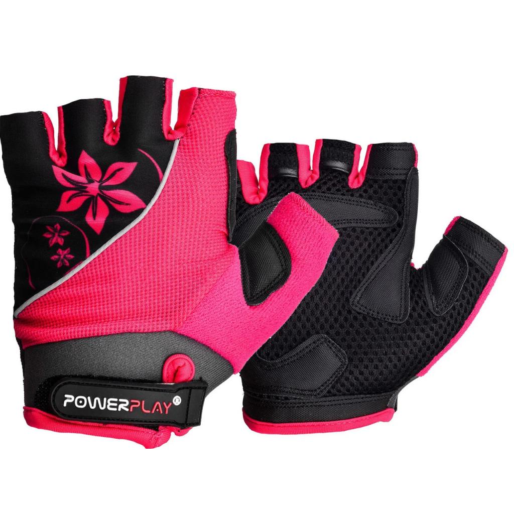 Велорукавиці PowerPlay Women 5281 Pink XS (5281_XS_Pink) - зображення 1