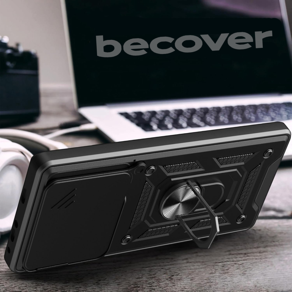 Чохол до мобільного телефона BeCover Military Poco F6 Pro Black (712166) - зображення 3