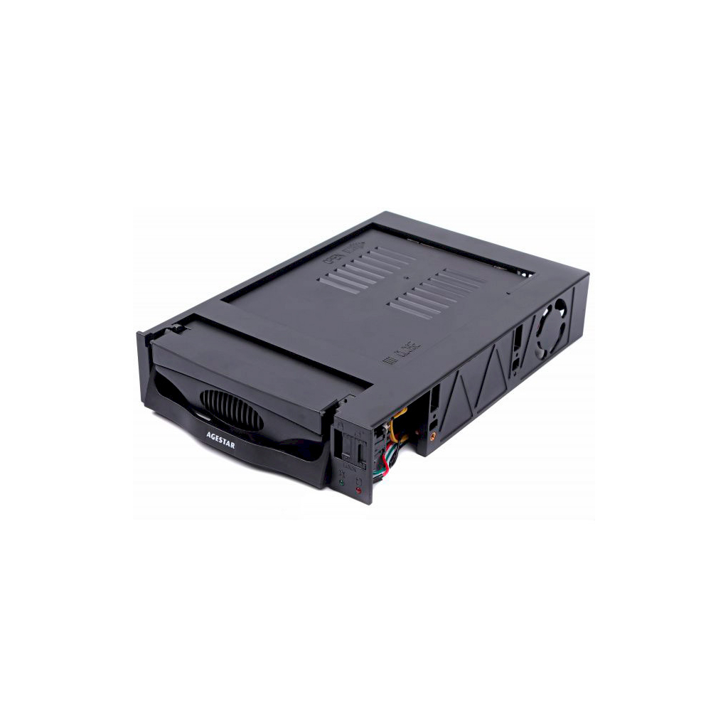 Кишеня внутрішня AgeStar SATA Power Slide Switch 2 fan black (SR3P-SW-2F(BLACK)) - зображення 1