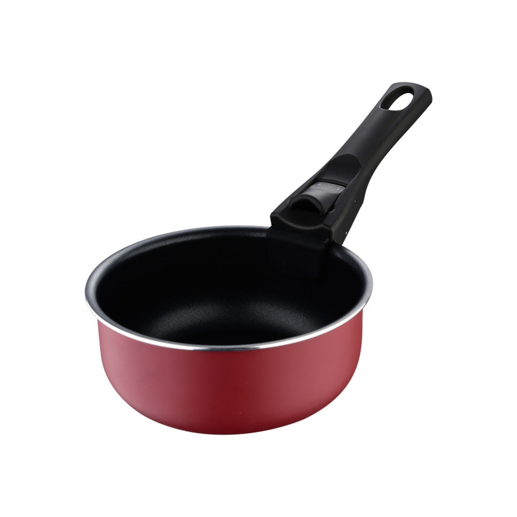 Ківш Bergner Click & cook, набір зі знімною ручкою 16/18/20 см, 4 предмети (BG-31608-RD) - зображення 9