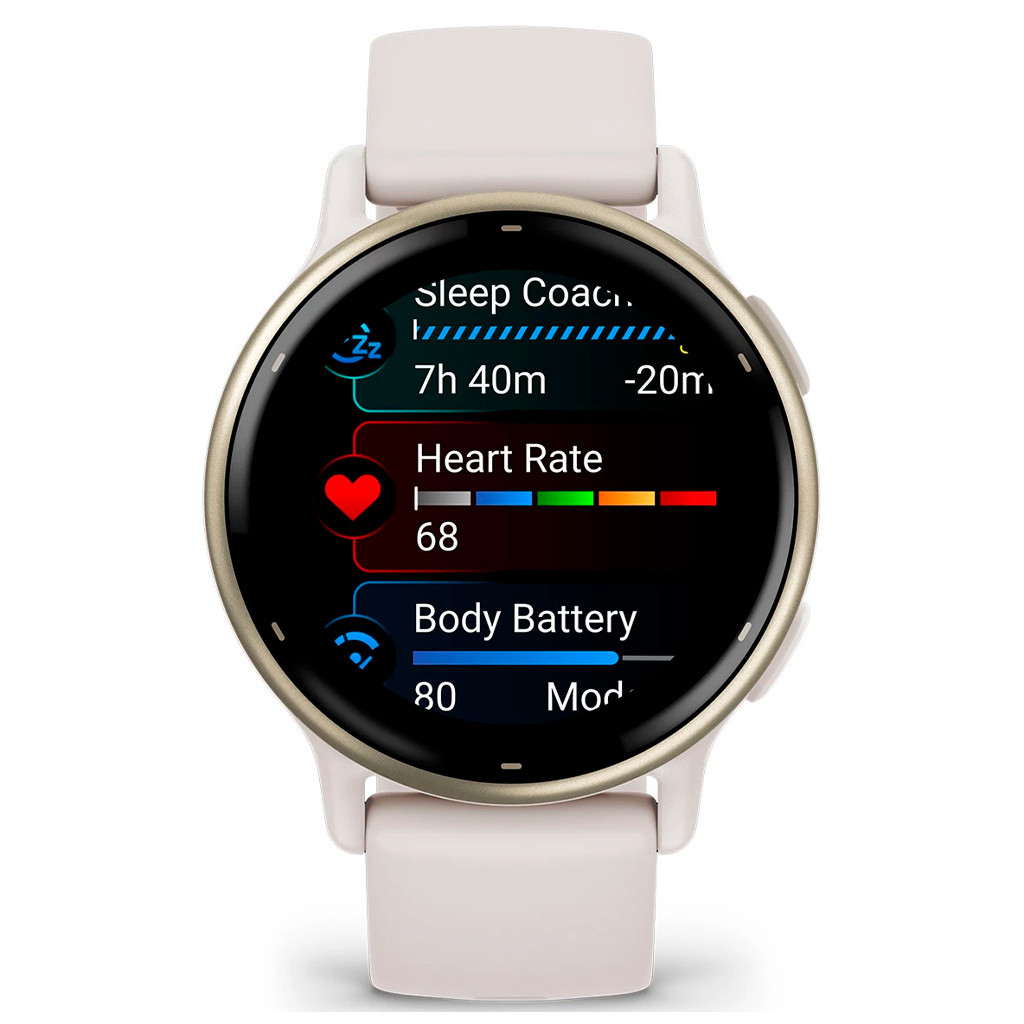 Смарт-годинник Garmin vivoactive 5, Ivory/Cream Gold, GPS (010-02862-11) - изображение 2