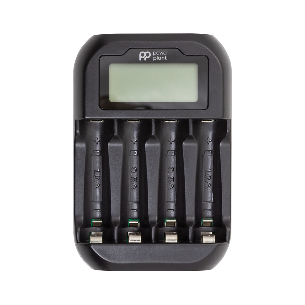 Зарядний пристрій для акумуляторів PowerPlant PP-UN4 (AA, AAA / input microUSB DC 5V/2A) (PP-UN4) - изображение 1