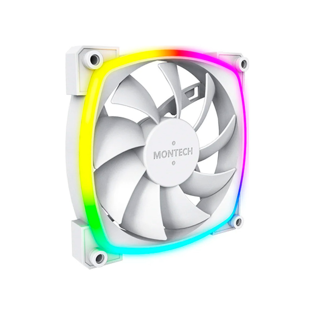Кулер до корпусу MONTECH AX120 PWM WHITE - зображення 1